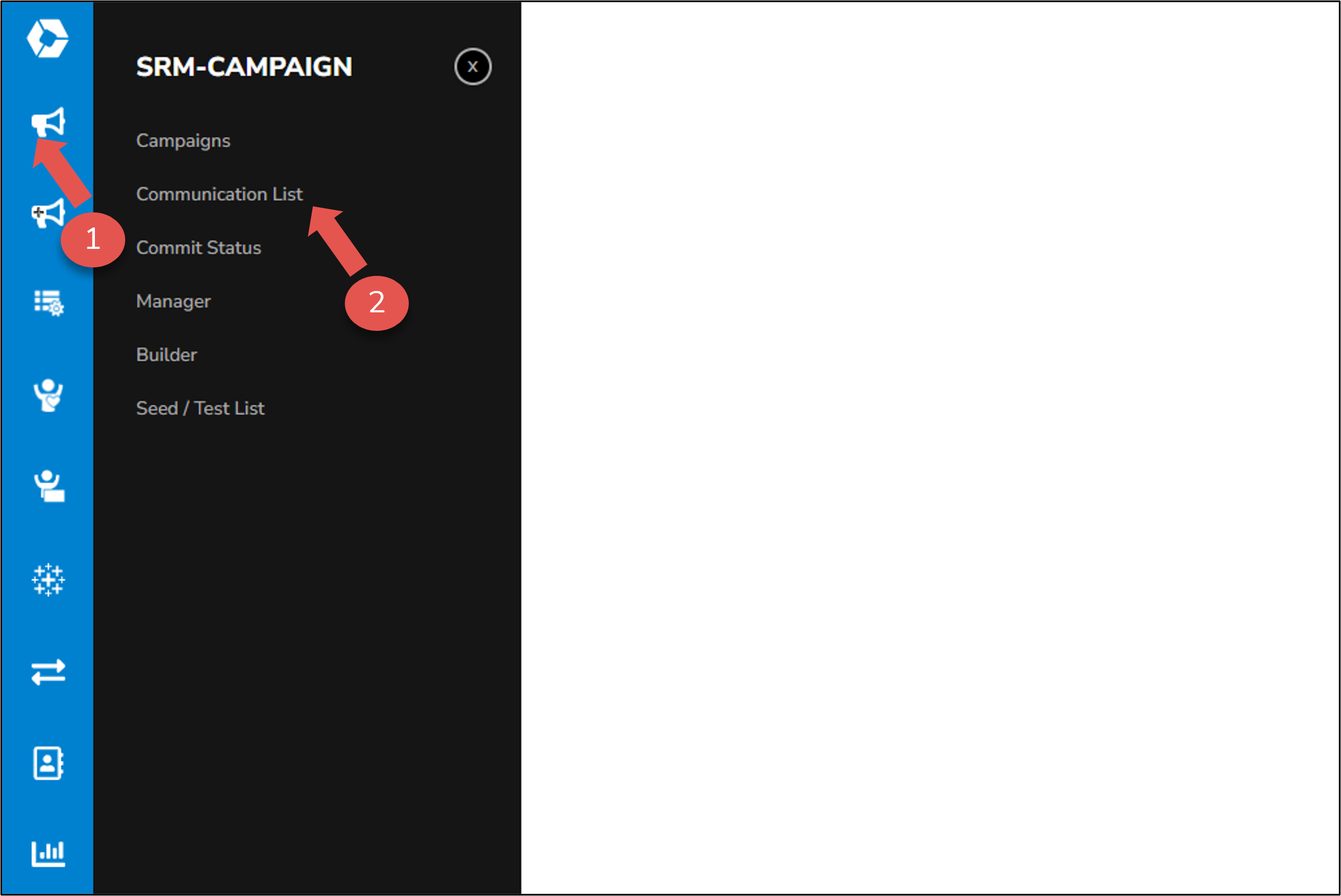 SRM Campaign - Communication List Menu.png