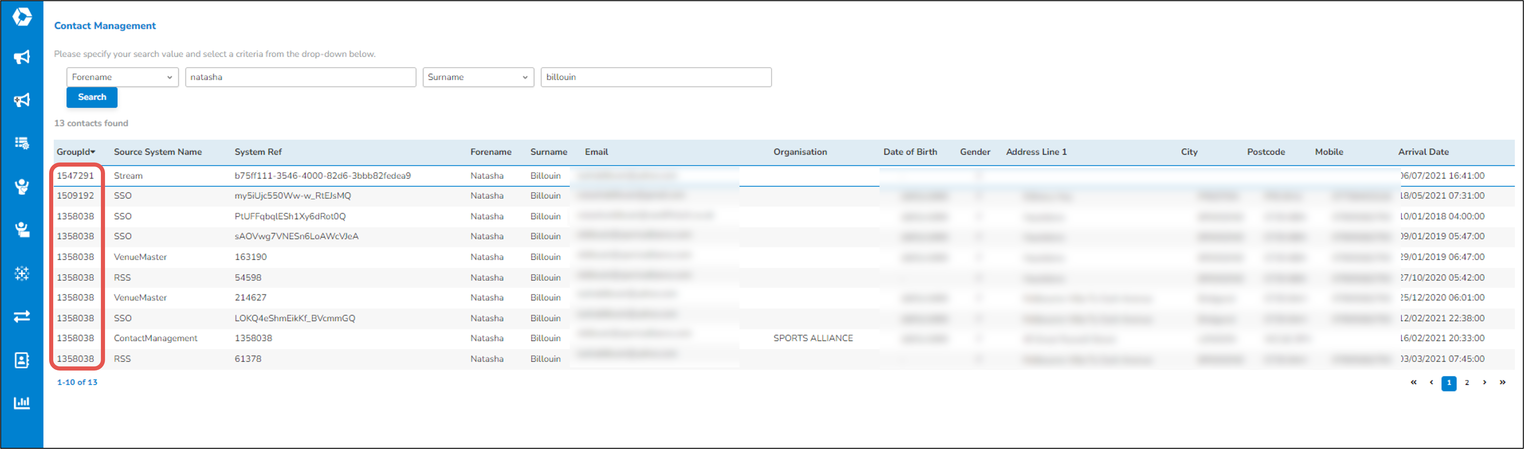 Contact Management - Search Results Two Fields.png