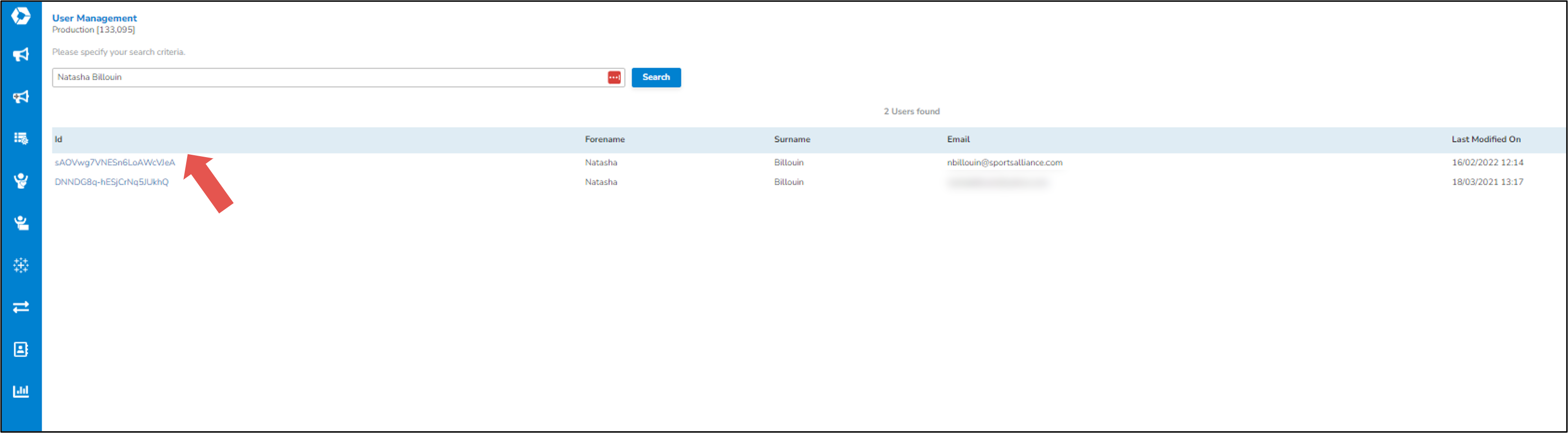 SSO Admin - SSO Menu User Management Search Results.png