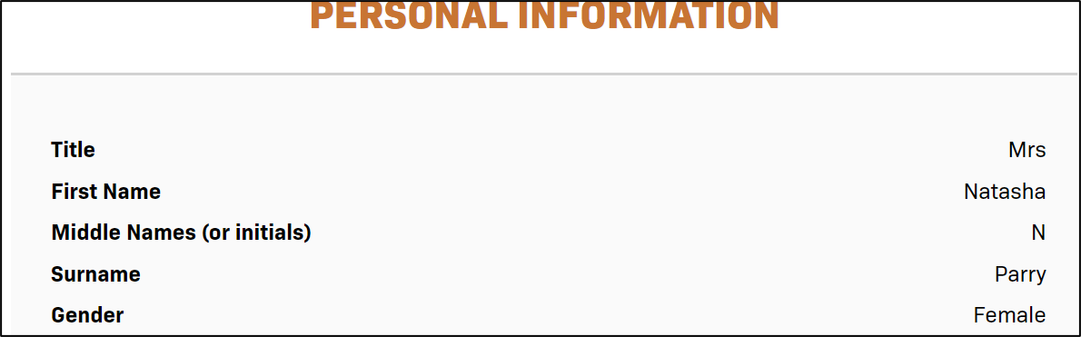 SSO Admin - Personal Information Updated Front End.png