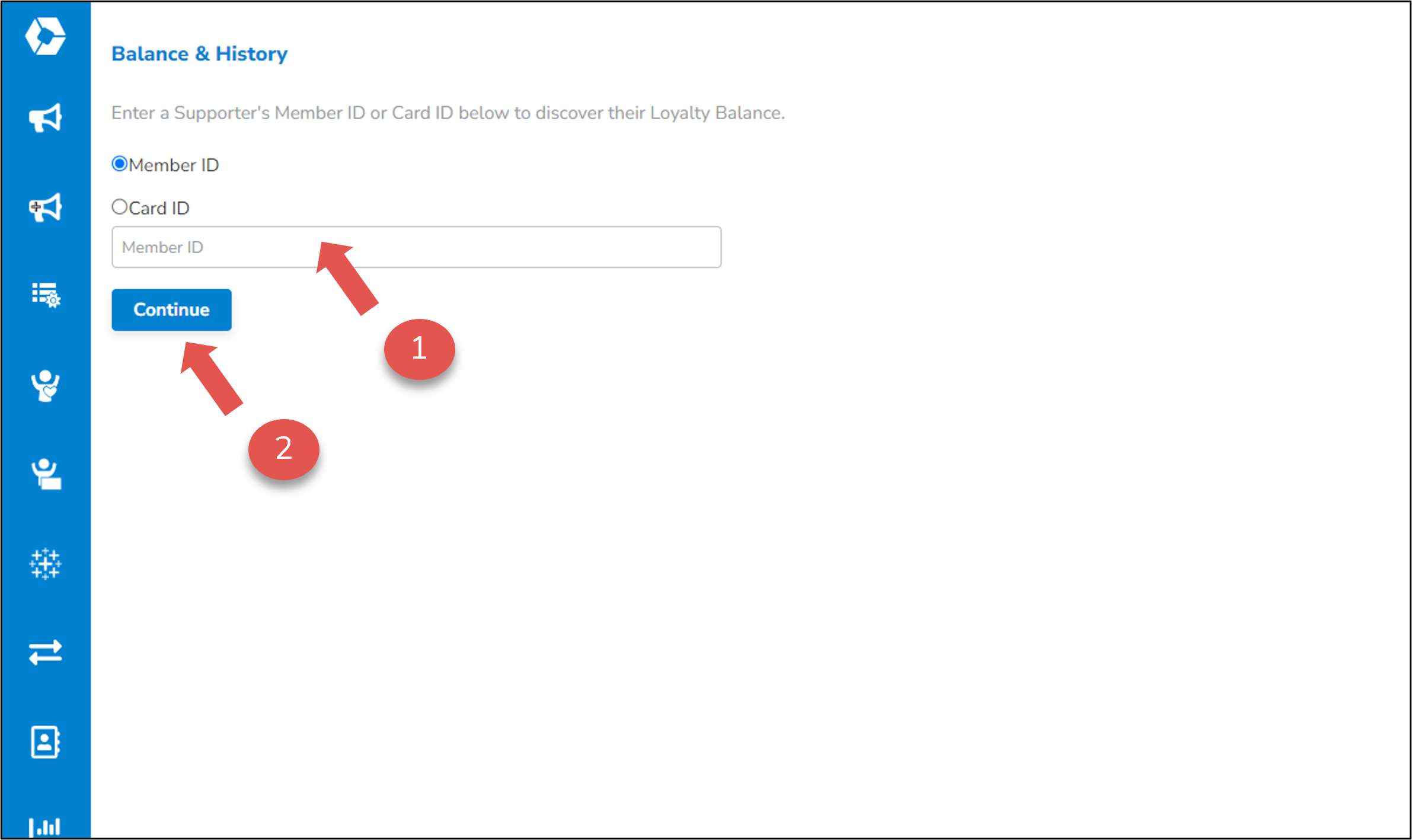 SRM Loyalty - Enter Member Number, Continue.png