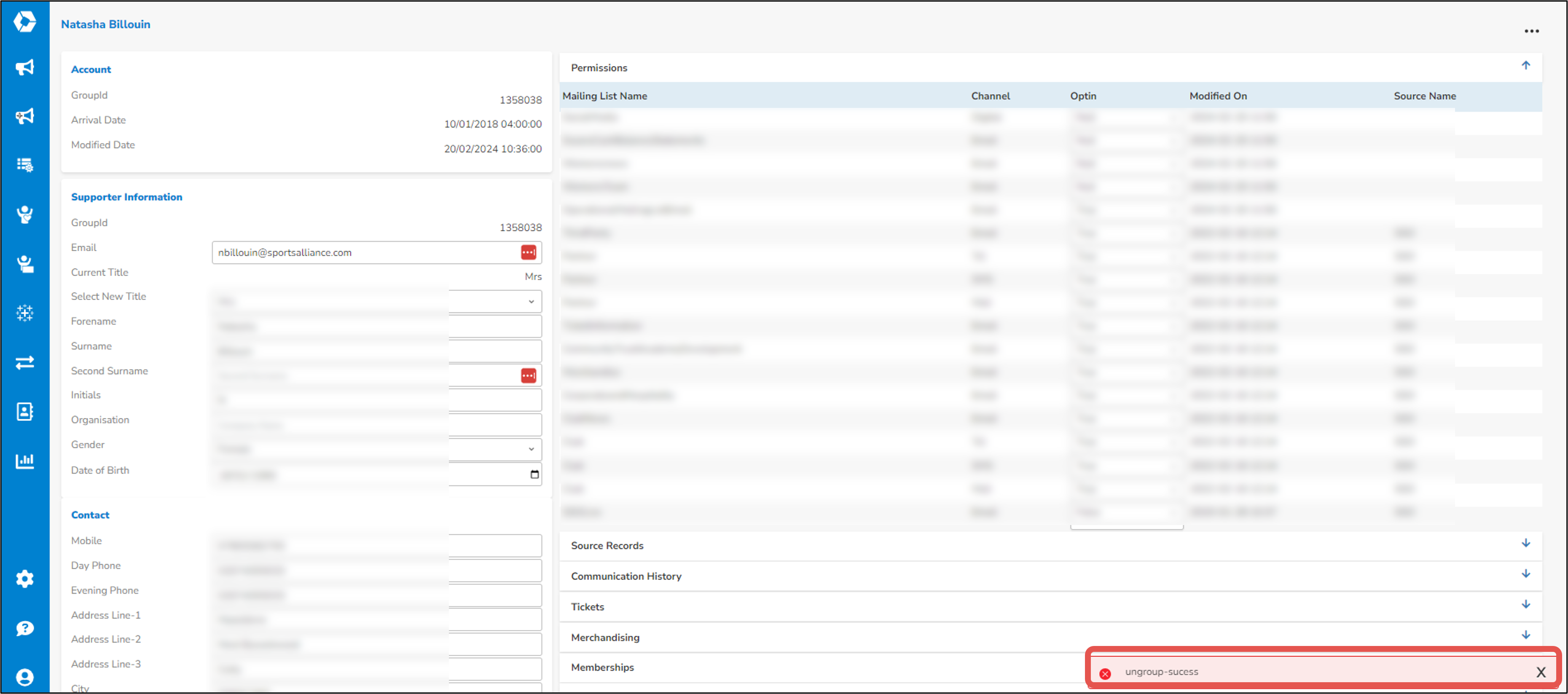 Contact Management - Ungroup Confirmation Success.png