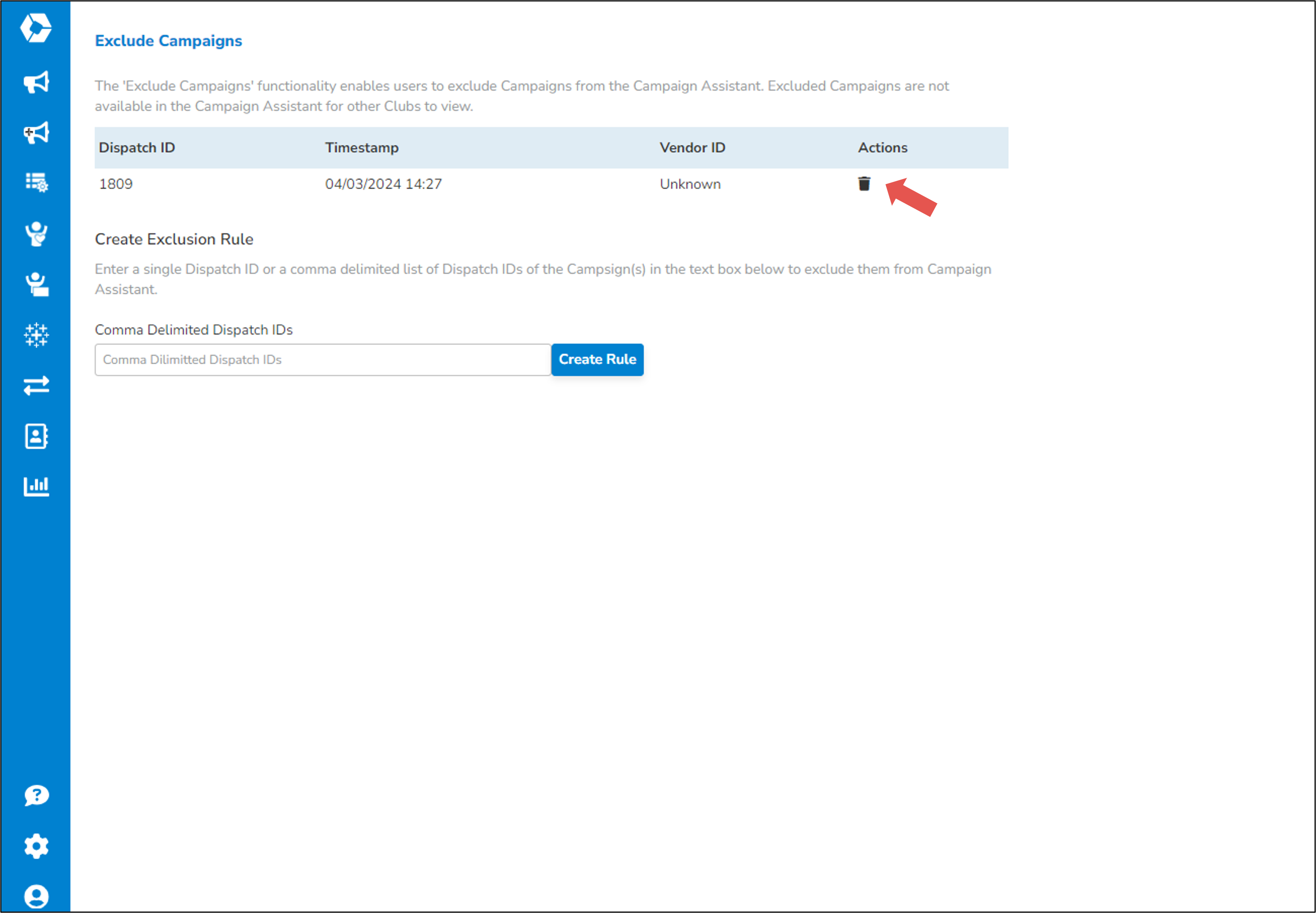 Campaign Assistant - Excluded Campaigns Actions.png